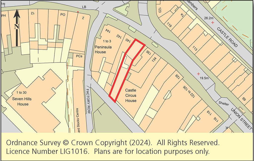 Lot: 42 - COMMERCIAL BUILDING WITH PLANNING FOR TWO FLATS TO THE UPPER FLOORS AND FURTHER POTENTIAL -